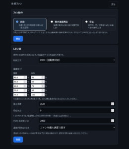 温度と出力の24時間グラフ
